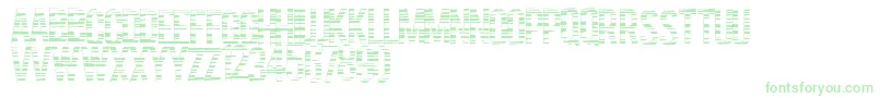 Codebars-fontti – vihreät fontit valkoisella taustalla