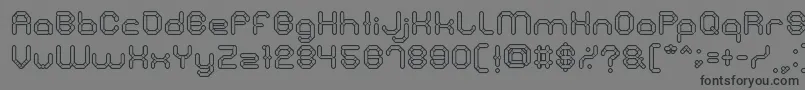StoneRock Font – Black Fonts on Gray Background