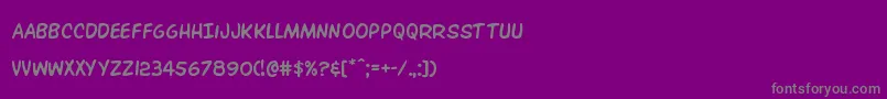 Overstreetbible Font – Gray Fonts on Purple Background