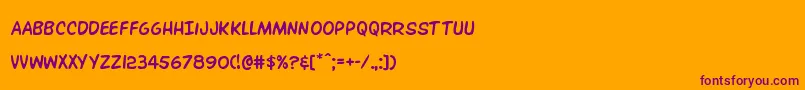 Подробнее о шрифте Overstreetbible Шрифт Overstreetbible – фиолетовые шрифты на оранжевом фоне