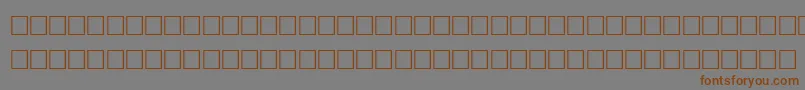 JaspersRegular Font – Brown Fonts on Gray Background