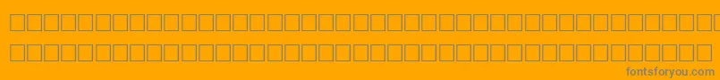 More about JaspersRegular Font JaspersRegular Font – Gray Fonts on Orange Background