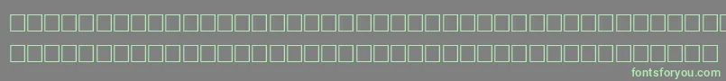Weitere Informationen zur JaspersRegular-Schriftart JaspersRegular-Schriftart – Grüne Schriften auf grauem Hintergrund