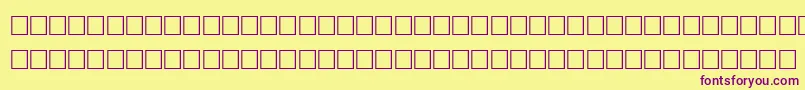 Шрифт JaspersRegular – фиолетовые шрифты на жёлтом фоне