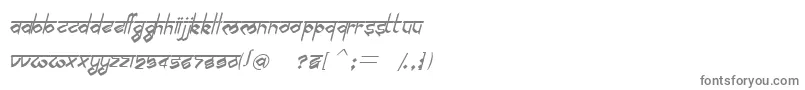 BilingmimarathiItalic-Schriftart – Graue Schriften
