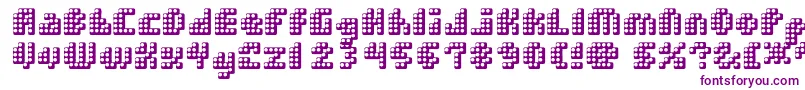 DoubleStrike Font – Purple Fonts