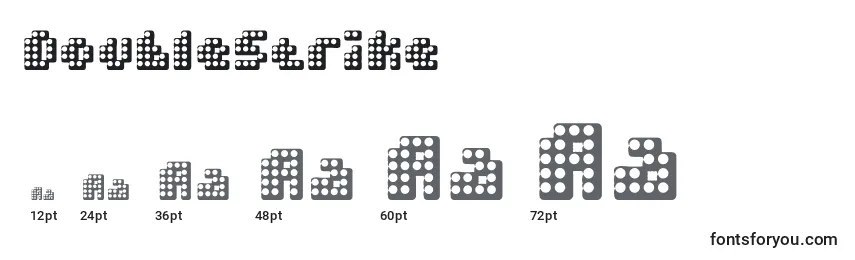 DoubleStrike Font Sizes