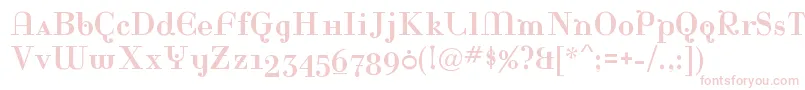 RinaRegular Font – Pink Fonts on White Background