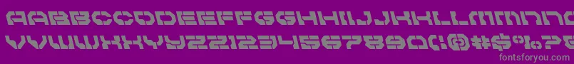 Police Pulsarclassleft – polices grises sur fond violet