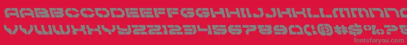 fuente Pulsarclassleft – Fuentes Grises Sobre Fondo Rojo