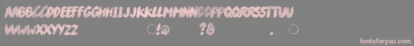 RiverDrive Font – Pink Fonts on Gray Background