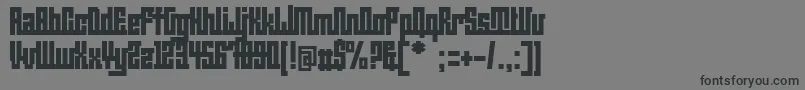 BeijingwigowhatNormal Font – Black Fonts on Gray Background
