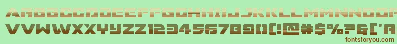 More about Supercommandograd Font Supercommandograd Font – Brown Fonts on Green Background
