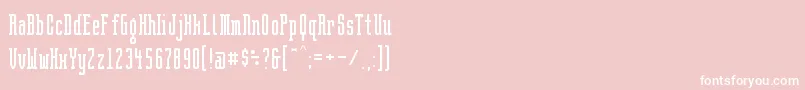 fuente BrightontwoSlabNbp – Fuentes Blancas Sobre Fondo Rosa