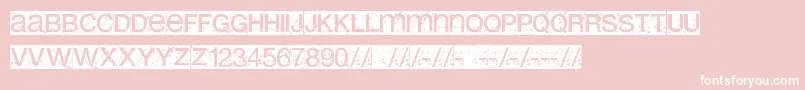 Erolib Font – White Fonts on Pink Background