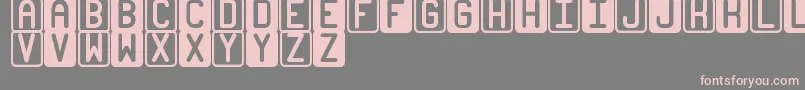 BicolorsSt Font – Pink Fonts on Gray Background