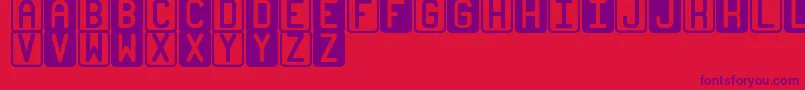 BicolorsSt Font – Purple Fonts on Red Background