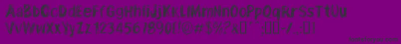 More about TenoclockRegular Font TenoclockRegular Font – Black Fonts on Purple Background