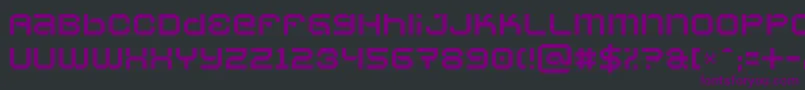 Vaporbs Font – Purple Fonts on Black Background