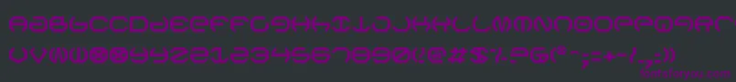Шрифт OmegaSentry – фиолетовые шрифты на чёрном фоне