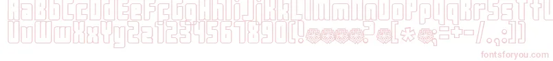 Push2-Schriftart – Rosa Schriften