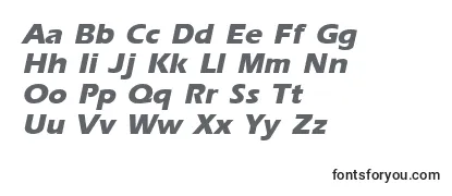 ErgoeextraboldItalic-fontti