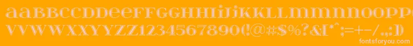 En savoir plus sur la police Itsadzokes01046 Police Itsadzokes01046 – polices roses sur fond orange
