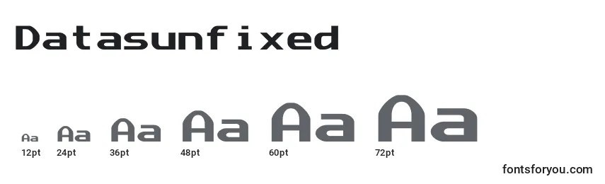 Datasunfixed Font Sizes