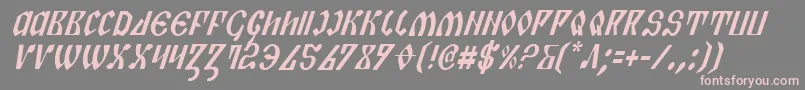 More about Piperci Font Piperci Font – Pink Fonts on Gray Background