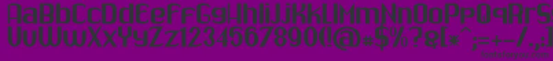 Drabe Font – Black Fonts on Purple Background