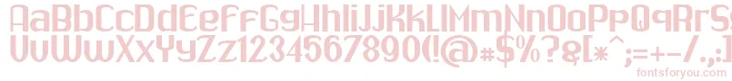 Drabe Font – Pink Fonts on White Background