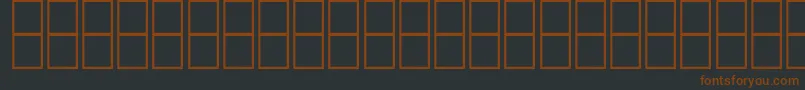 Шрифт AlMujahedClassic – коричневые шрифты на чёрном фоне