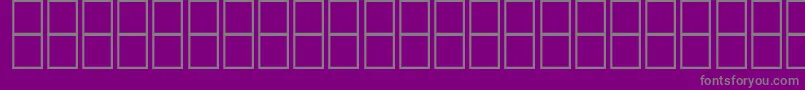 AlMujahedClassic-Schriftart – Graue Schriften auf violettem Hintergrund