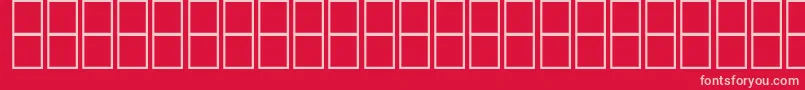 Fonte AlMujahedClassic – fontes rosa em um fundo vermelho