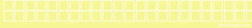 AlMujahedClassic Font – White Fonts on Yellow Background