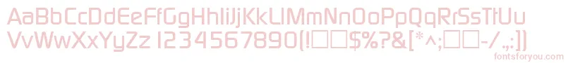 フォントDicotmediumRegular – ピンクのフォント