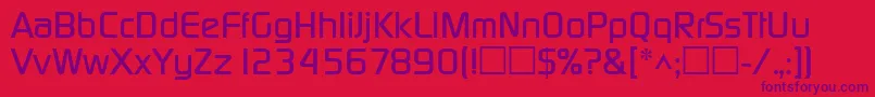 DicotmediumRegular Font – Purple Fonts on Red Background