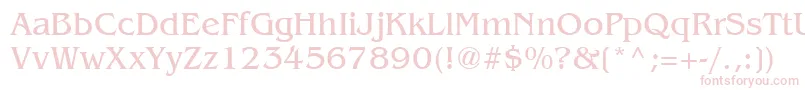BenguiatCyrillic Font – Pink Fonts on White Background