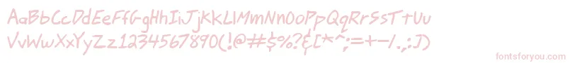 JohnnyMacScrawlBrk Font – Pink Fonts