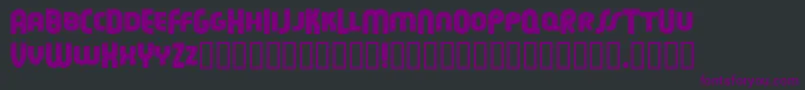 Feuen ffy Font – Purple Fonts on Black Background