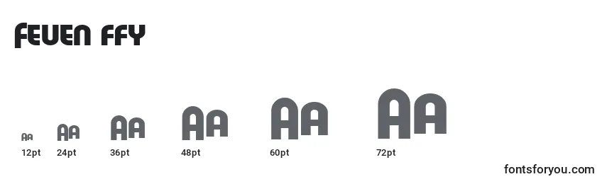 Feuen ffy Font Sizes