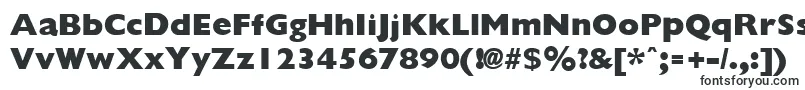 Шрифт GiliganextraboldRegular – большие шрифты