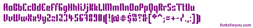 KeniaRegular-Schriftart – Violette Schriften