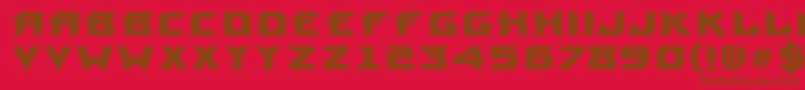 En savoir plus sur la police ProunbookcBold Police ProunbookcBold – polices brunes sur fond rouge