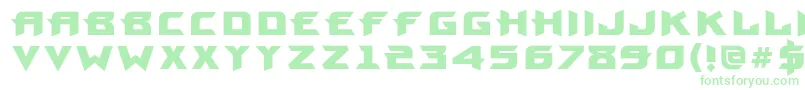 ProunbookcBold Font – Green Fonts on White Background