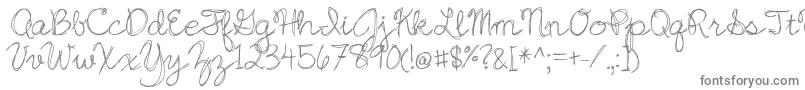 JazzEssay-Schriftart – Graue Schriften