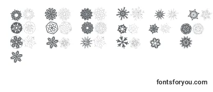 PaperSnowflakes Font