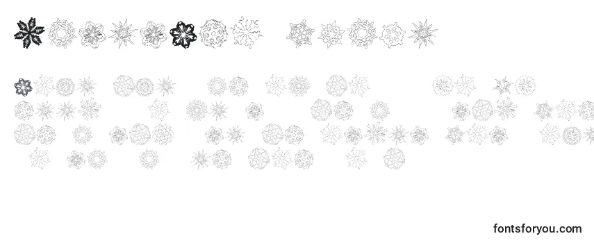 Review of the PaperSnowflakes Font