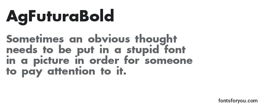 AgFuturaBold Font