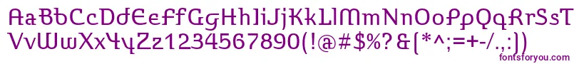 Stroganovc-Schriftart – Violette Schriften
